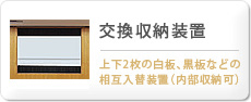 交換収納装置