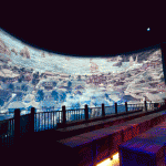 Large Curved Screen Goo Screen at Maritime Experiential Museum at Resorts World, Sentosa Island, Singapore
