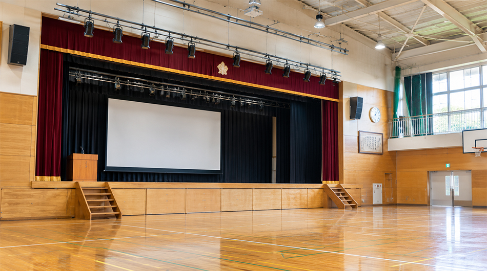 学校の講堂・体育館