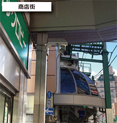 監視カメラ「商店街」